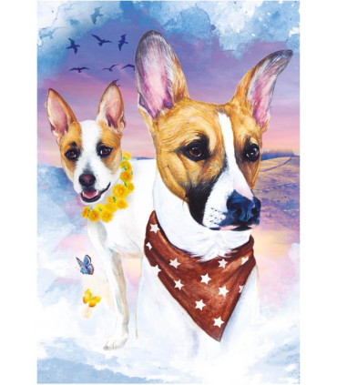 PUZZLE PENTRU COPII CÂINI 24 PIESE - PUZZLE ȘI CUBURI