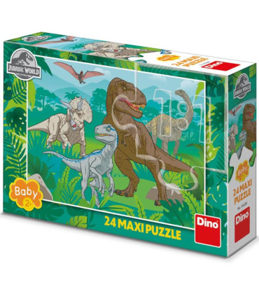 MAXI PUZZLE JURASSIC WORLD 24 PIECES - PUZZLES AND CUBES