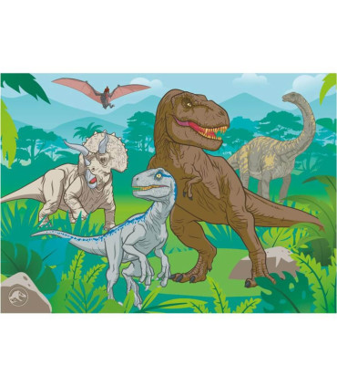 MAXI PUZZLE JURASSIC WORLD 24 PIESE - PUZZLE ȘI CUBURI