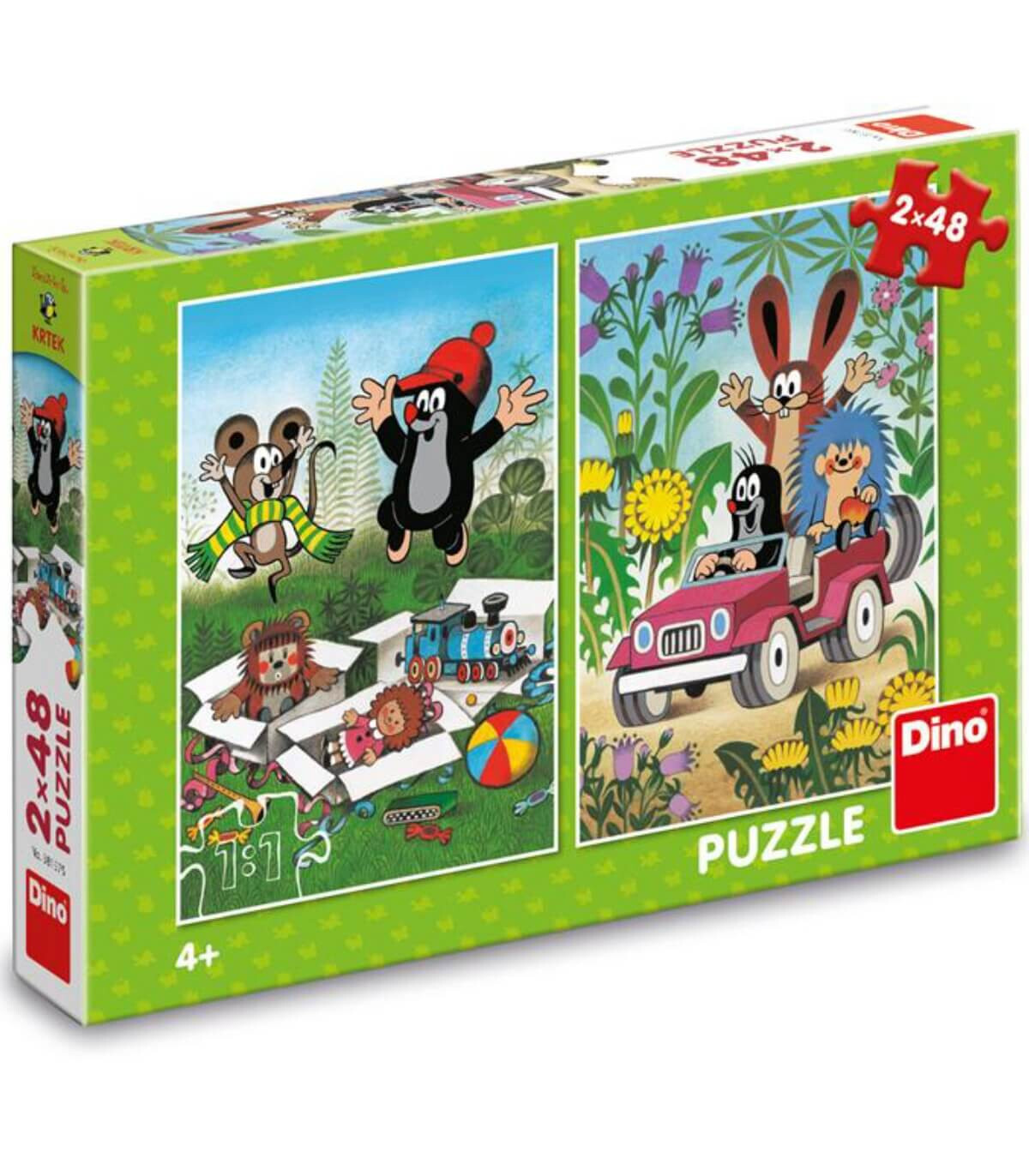 PUZZLE PENTRU COPII THE LITTLE MOLE 2X48 PIESE - PUZZLE ȘI CUBURI