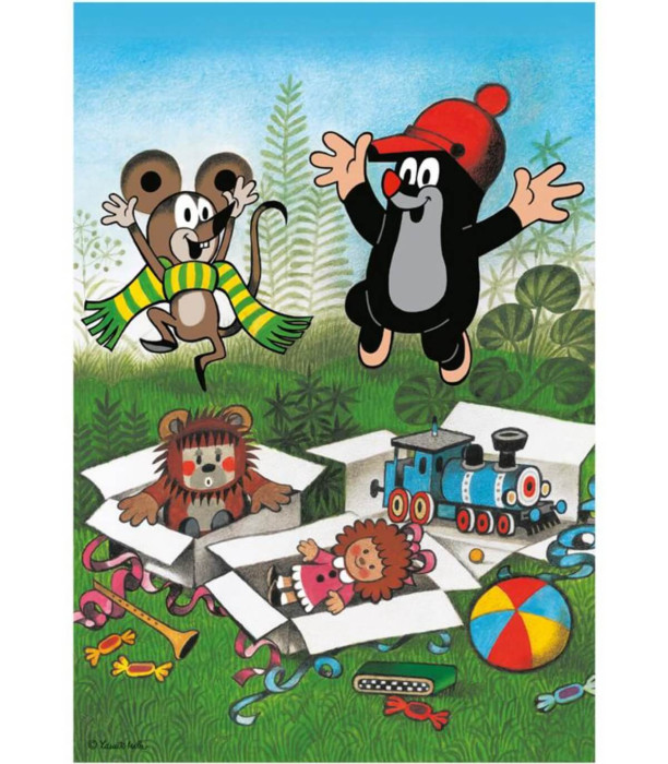 PUZZLE PENTRU COPII THE LITTLE MOLE 2X48 PIESE - PUZZLE ȘI CUBURI
