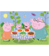 PUZZLE PEPPA PIG PENTRU COPII: ÎN VACANȚĂ 2X48 PIESE - PUZZLE ȘI CUBURI