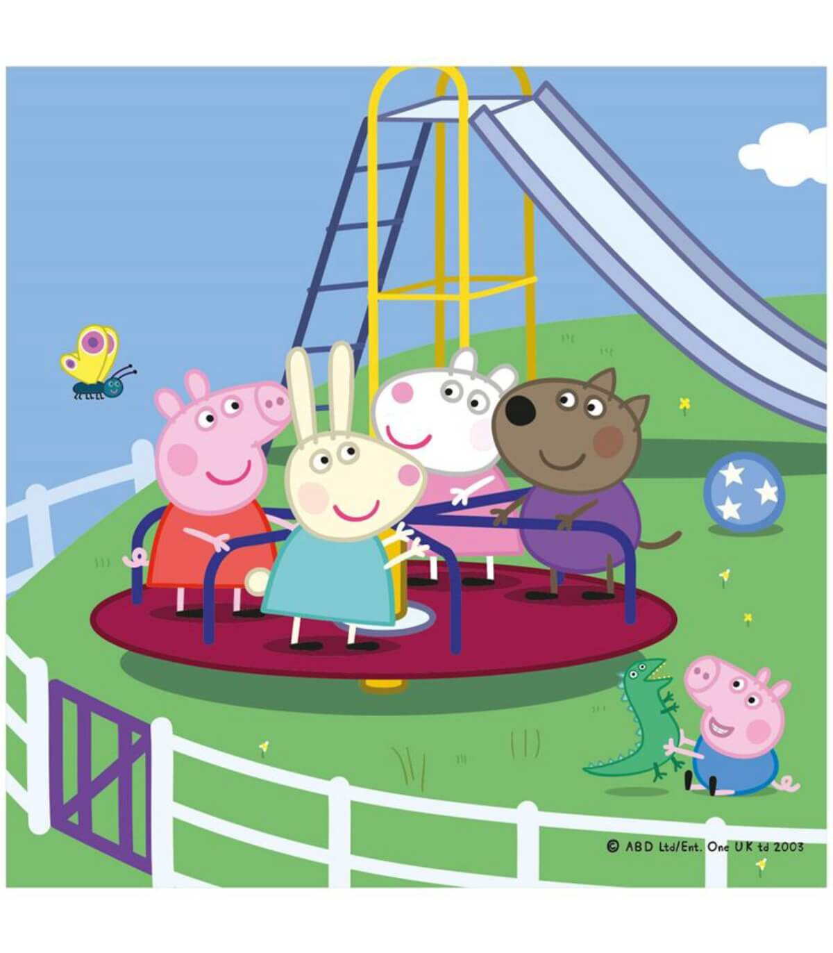 PUZZLE PEPPA PIG: VACANȚĂ 3X55 PIESE - PUZZLE ȘI CUBURI