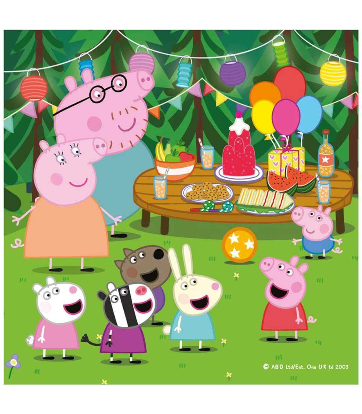 PUZZLE PEPPA PIG: VACANȚĂ 3X55 PIESE - PUZZLE ȘI CUBURI