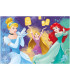 PUZZLE PENTRU COPII PRINȚESE 2X77 PIESE - PUZZLE ȘI CUBURI