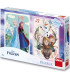 PUZZLE PENTRU COPII FROZEN: ANNA & ELSA 2X77 PIESE - PUZZLE ȘI CUBURI