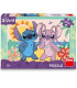 PUZZLE PENTRU COPII STITCH: LA PLAJĂ 100 XL PIESE - PUZZLE ȘI CUBURI