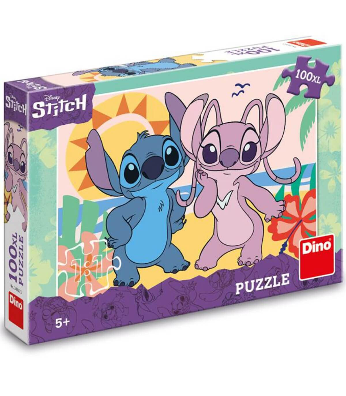 CHILDREN'S PUZZLE STITCH: AT THE BEACH 100 XL PIECES - PUZZLES AND CUBES