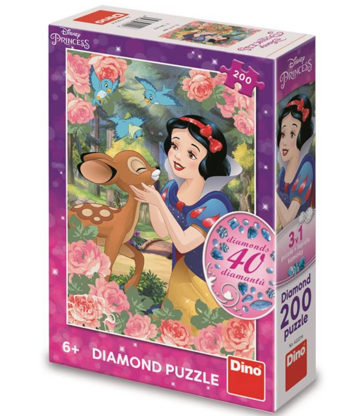 PUZZLE PENTRU COPII SNOW WHITE 200 PIESE DIAMANT - PUZZLE ȘI CUBURI