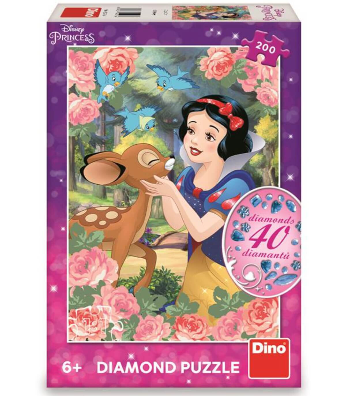 PUZZLE PENTRU COPII SNOW WHITE 200 PIESE DIAMANT - PUZZLE ȘI CUBURI