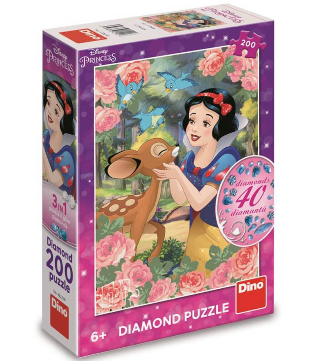 PUZZLE PENTRU COPII SNOW WHITE 200 PIESE DIAMANT - PUZZLE ȘI CUBURI