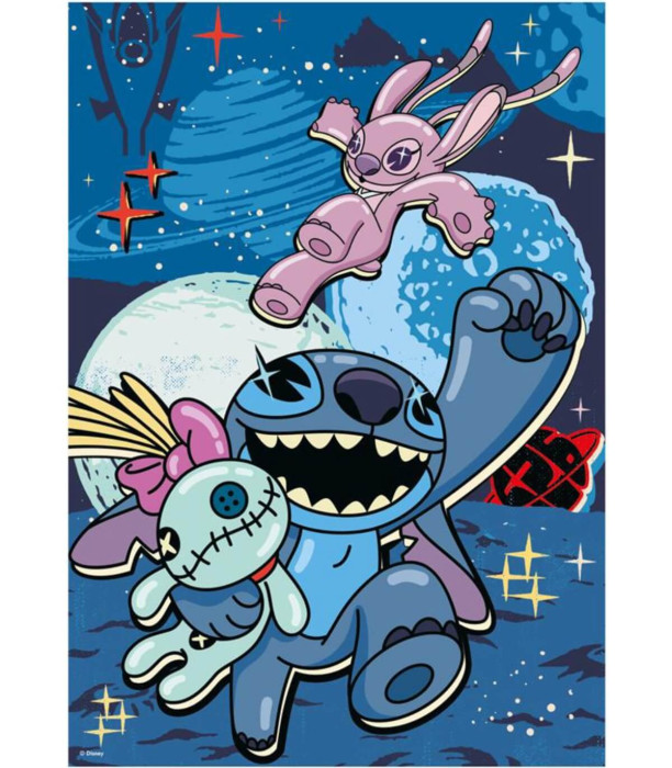 CHILDREN'S PUZZLE STITCH 100 XL PIECES NEON - PUZZLES AND CUBES