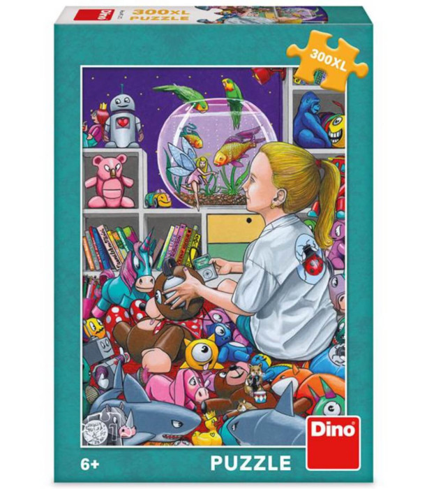 PUZZLE PENTRU FETE ÎN CAMERA COPIILOR 300 XL PIESE - PUZZLE ȘI CUBURI