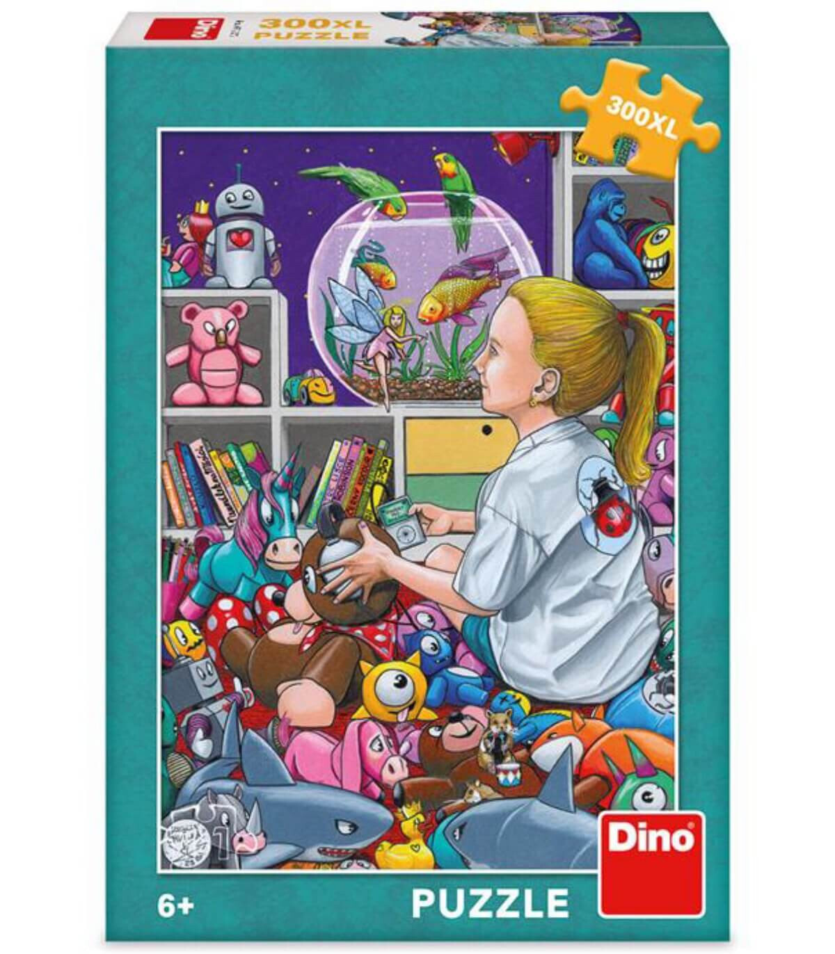 PUZZLE PENTRU FETE ÎN CAMERA COPIILOR 300 XL PIESE - PUZZLE ȘI CUBURI