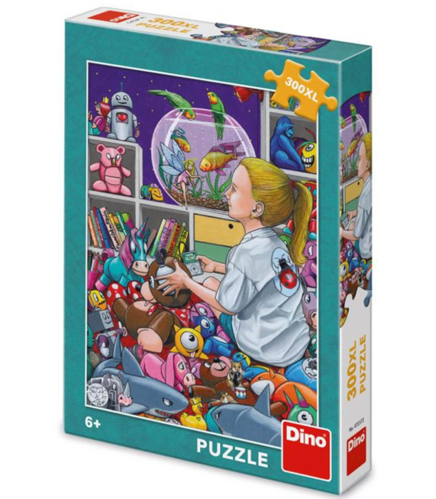PUZZLE PENTRU FETE ÎN CAMERA COPIILOR 300 XL PIESE - PUZZLE ȘI CUBURI