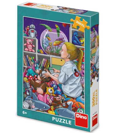 PUZZLE PENTRU FETE ÎN CAMERA COPIILOR 300 XL PIESE - PUZZLE ȘI CUBURI