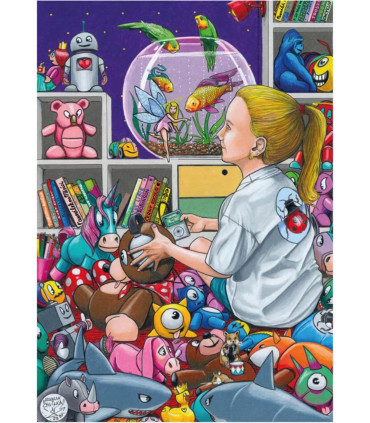 PUZZLE PENTRU FETE ÎN CAMERA COPIILOR 300 XL PIESE - PUZZLE ȘI CUBURI