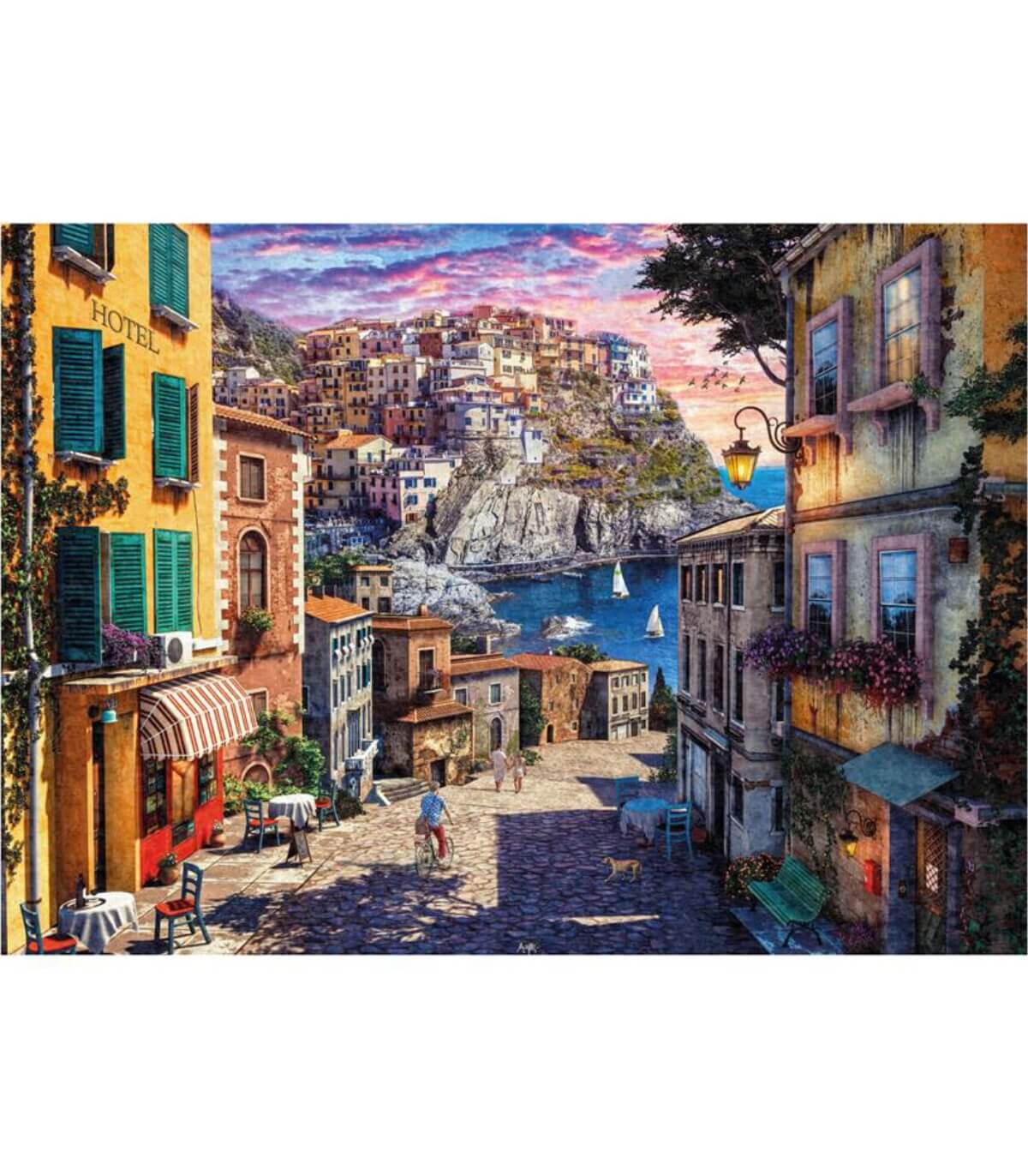 PUZZLE RIVIERA ITALIANĂ 1000 PIESE - PUZZLE ȘI CUBURI