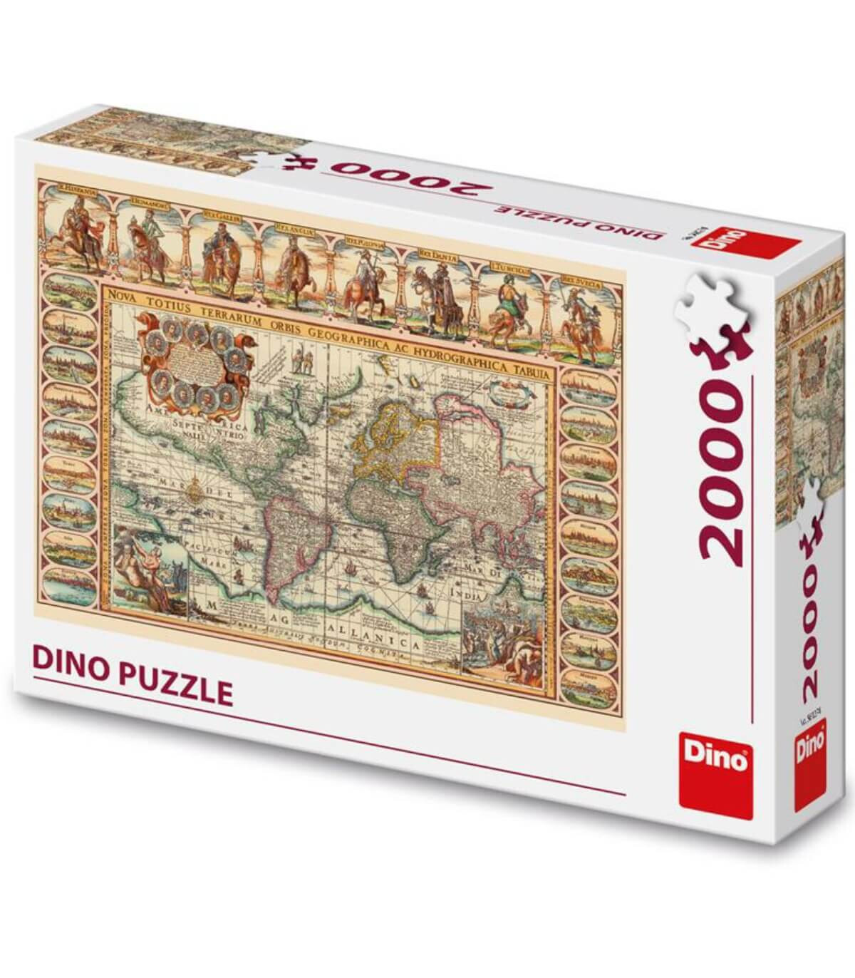 PUZZLE HARTĂ ISTORICĂ A LUMII 2000 PIESE - PUZZLE ȘI CUBURI