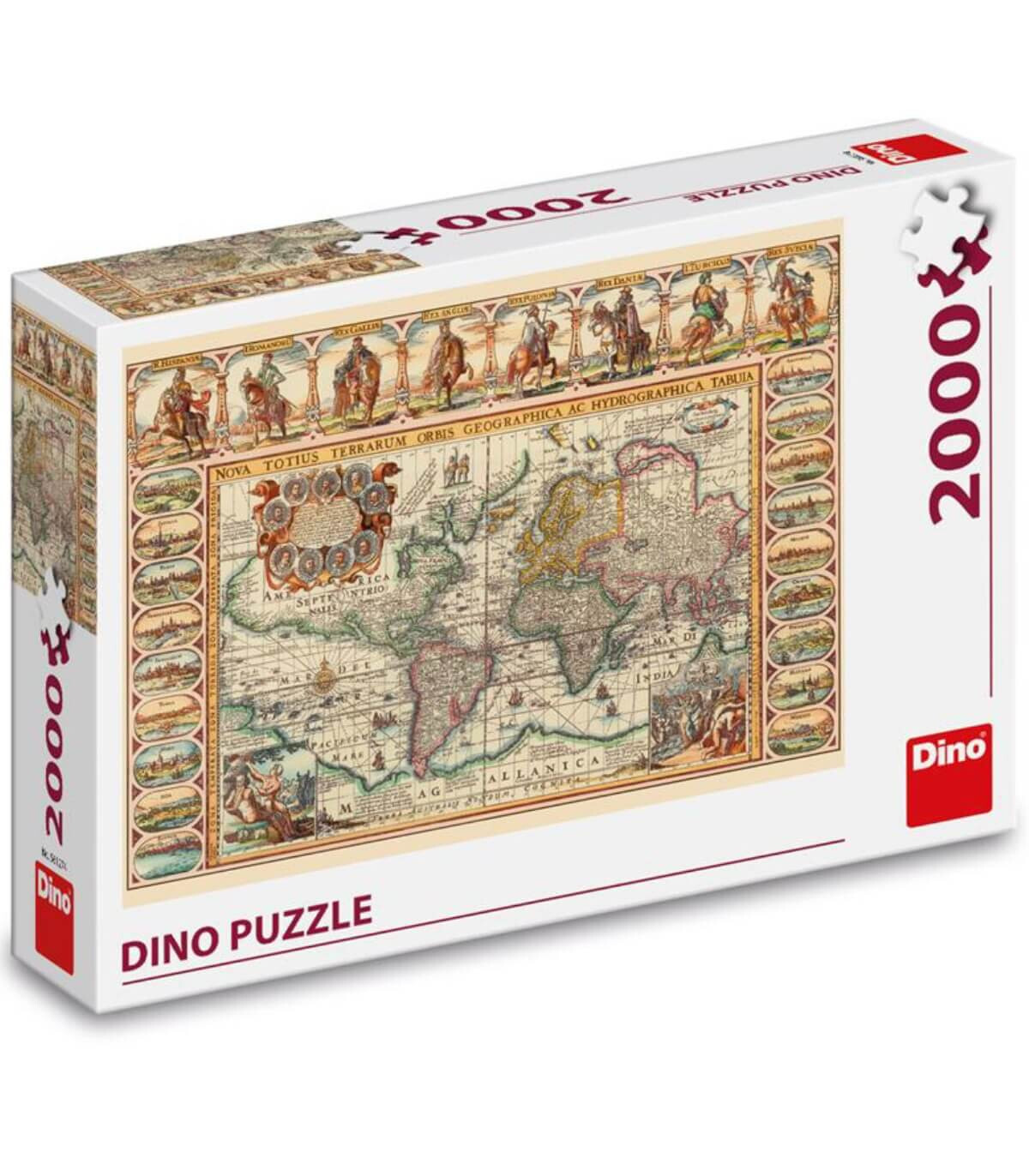 PUZZLE HARTĂ ISTORICĂ A LUMII 2000 PIESE - PUZZLE ȘI CUBURI