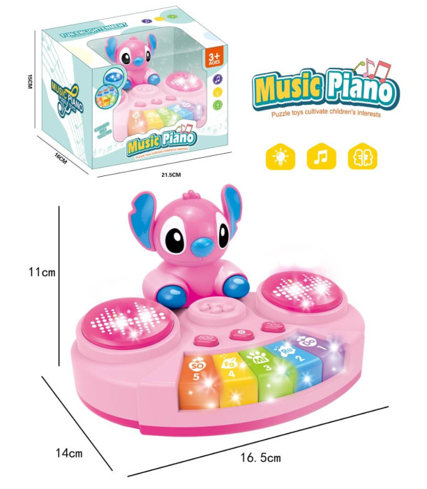 PIANO PENTRU BEBELUȘI STITCH - Muzicale