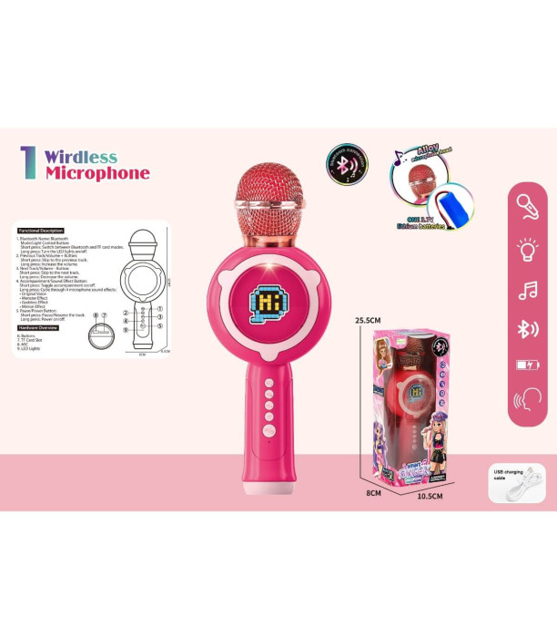 MICROFON KARAOKE PENTRU COPII ÎN CUTIE - Microfoane