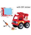 CHILDREN'S DISMANTLABLE FIRE TRUCK 30 PARTS