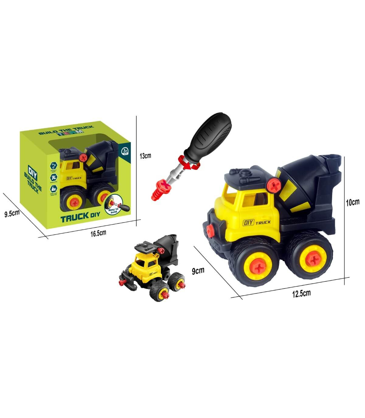 DEZMEMBRĂM CAMION BETONIERĂ ÎN CUTIE DESCHISĂ - Vehicule demontabile