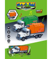 KIDS' GARBAGE TRUCK WITH SOUND AND LIGHT IN OPEN BOX