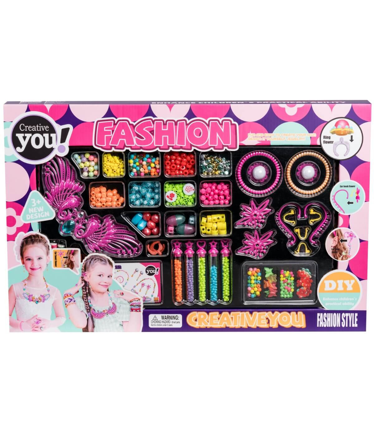 SET DE MARGELUȚE PENTRU BRĂȚĂRI ÎN CUTIE - SET DE COAFAT ȘI ÎNFRUMUSEȚARE