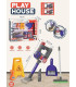 CHILDREN'S VERTICAL VACUUM CLEANER WITH ACCESSORIES PLAY HOUSE - Household and kitchen appliances