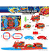 CHILDREN'S SMALL TRAIN WITH TRACKS IN A BOX - TRAINS AND BUSES