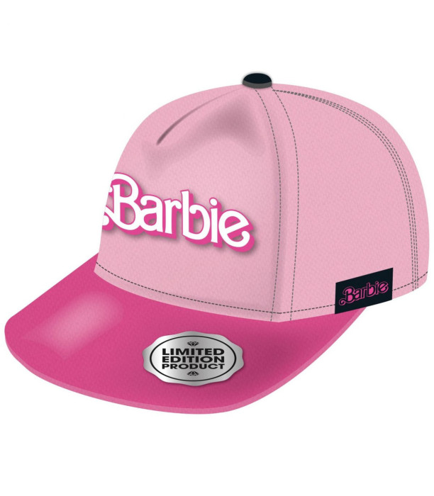 Șapcă de tineret cu vizieră și broderie BARBIE 56/58 - ȘEPCI PENTRU COPII