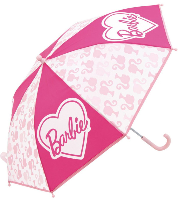 UMBRELĂ MANUALĂ PENTRU COPII BARBIE TRANSPARENTĂ 2 CULORI - UMBRARE PENTRU COPII