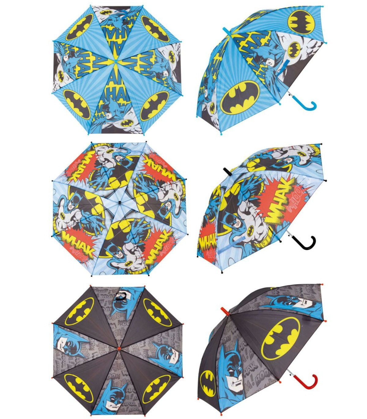 UMBRELĂ PENTRU COPII AUTOMATĂ BATMAN 3 CULORI - UMBRARE PENTRU COPII