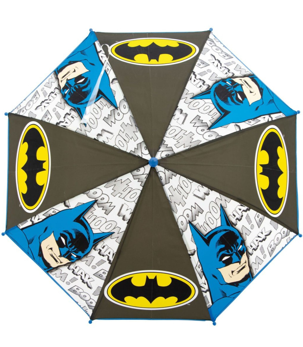 UMBRELĂ MANUALĂ PENTRU COPII BATMAN TRANSPARENTĂ 2 CULORI - UMBRARE PENTRU COPII
