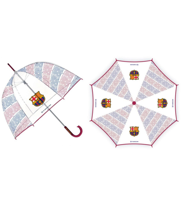 UMBRELĂ DE MÂNĂ PENTRU COPII CAMPANĂ BARCELONA TRANSPARENTĂ - UMBRARE PENTRU COPII