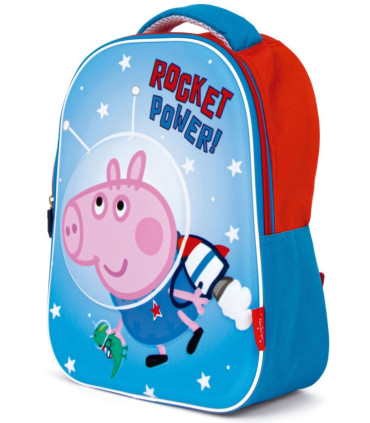 RANCI DE COPIL 3D PEPPA PIG - GEORGE 28*34*10 - Rucsaci pentru copii
