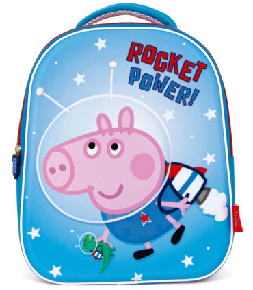 RANCI DE COPIL 3D PEPPA PIG - GEORGE 28*34*10 - Rucsaci pentru copii