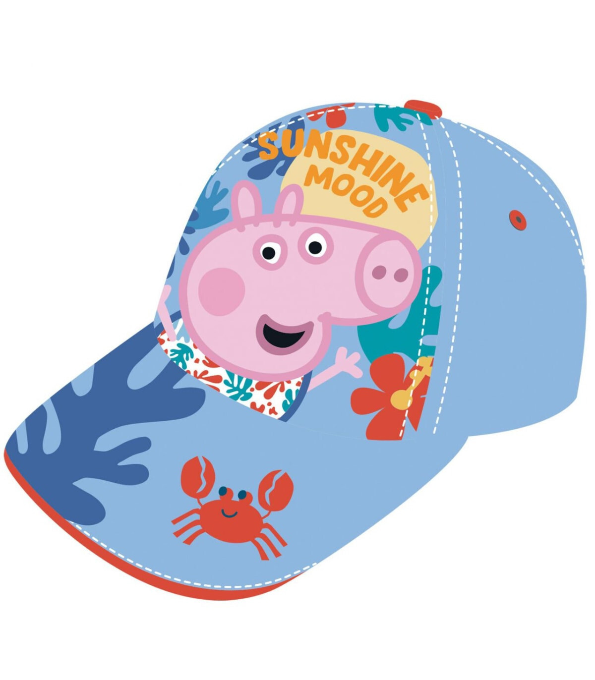 ȘAPCĂ PENTRU COPII CU VIZIERĂ PEPPA PIG - GEORGE 2 CULORI 48/51 - ȘEPCI PENTRU COPII