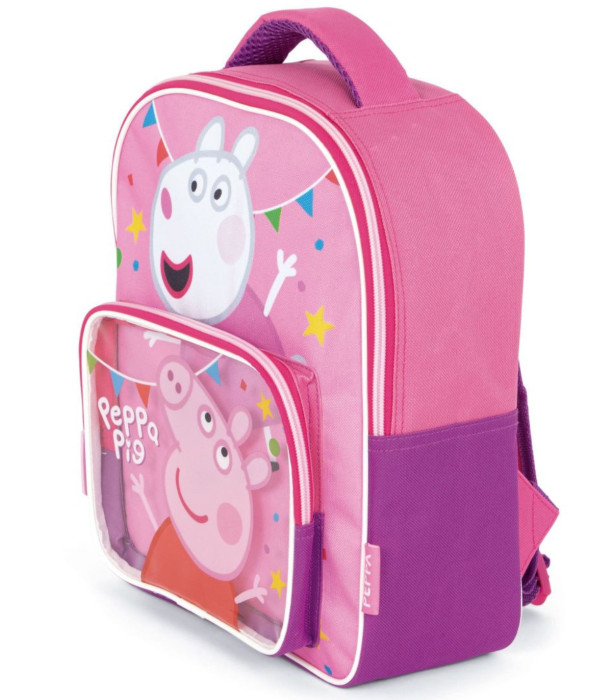 PEPPA PIG CHILDREN'S BACKPACK WITH FRONT POCKET 33*26*14 - CHILDREN'S BACKPACKS
