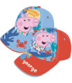 ȘAPCĂ PENTRU COPII CU VIZIERĂ PEPPA PIG - GEORGE 2 CULORI 48/51