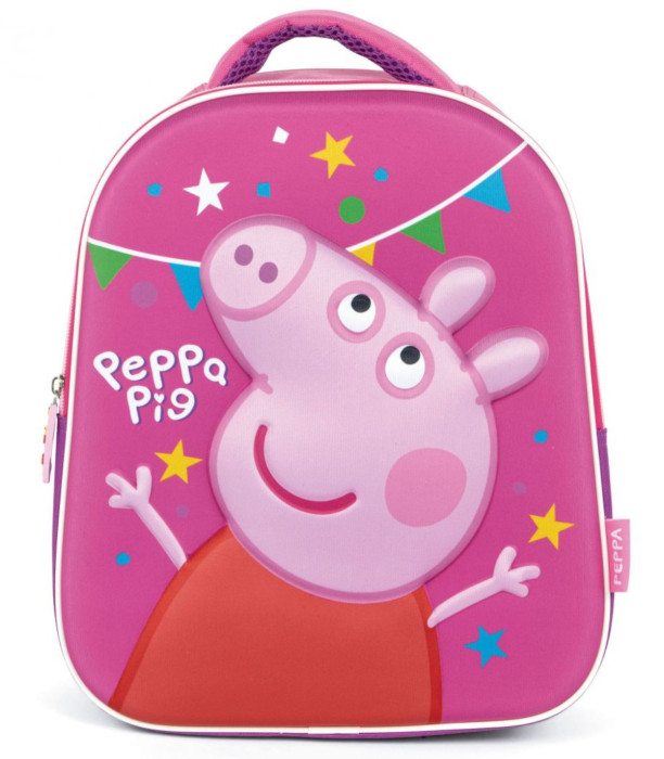 RANDBUCĂ PENTRU COPII 3D PEPPA PIG 28*34*10 - Rucsaci pentru copii