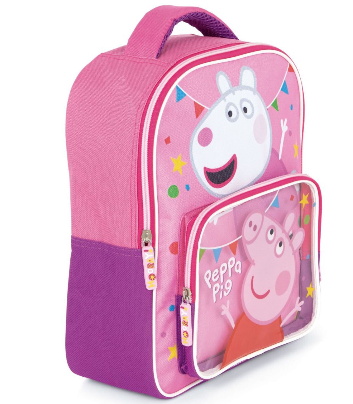 RANDBUCĂ PENTRU COPII CU BUZUNAR ÎN FAȚĂ PEPPA PIG 33*26*14 - Rucsaci pentru copii
