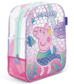 RANDBAG DE PLAJĂ PENTRU COPII TRANSPARENT PEPPA PIG 32*25*23