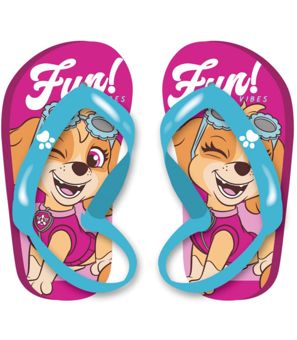 Șlapi pentru copii cu elastic PAW PATROL 22-28 SERIE - ÎNCĂLȚĂMINTE PENTRU COPII ȘI SANDALE