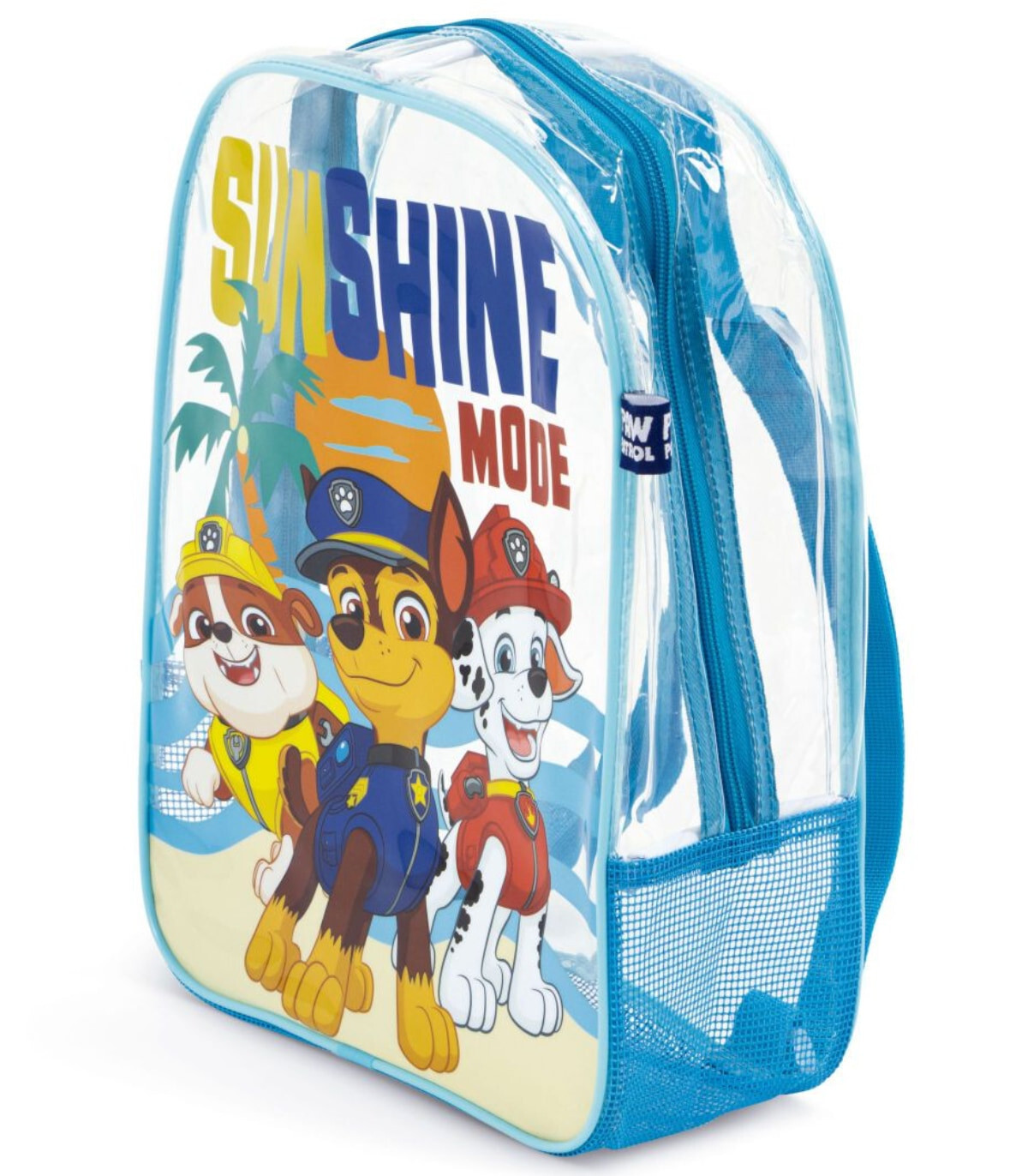 RANDBAG DE PLAJĂ PENTRU COPII TRANSPARENT PAW PATROL 32*25*23 - Rucsaci pentru copii