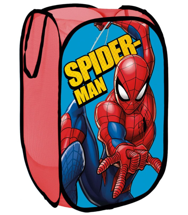 COȘ PENTRU JUCĂRII SPIDER-MAN 36*36*58 - Coșuri pentru jucării și corturi