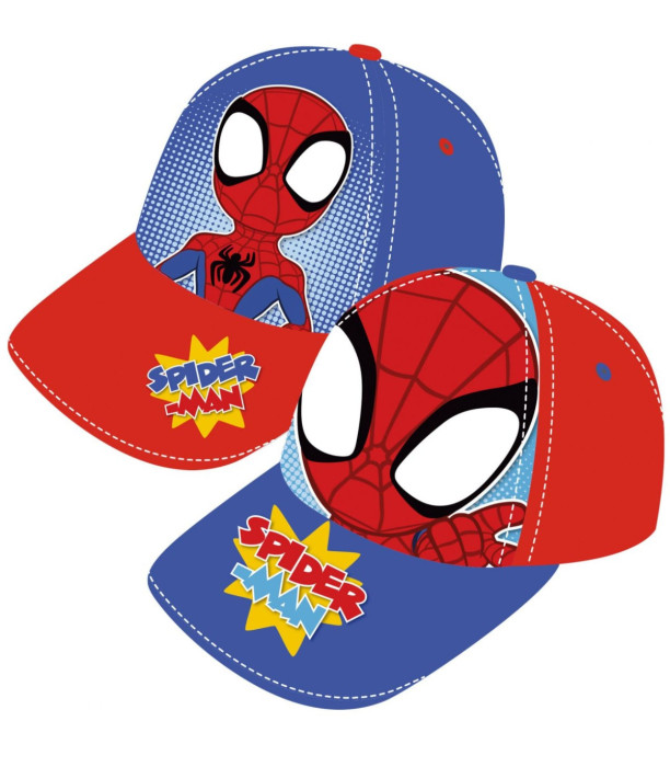 ȘAPCĂ PENTRU COPII CU VIZIERĂ SPIDER-MAN 2 CULORI 48/51 - ȘEPCI PENTRU COPII