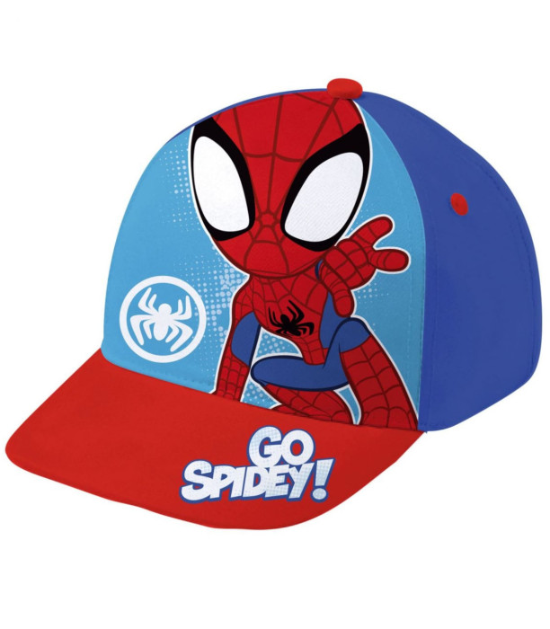 Șapcă bebeluș cu vizieră SPIDER-MAN 2 culori 44/46 - ȘEPCI PENTRU COPII